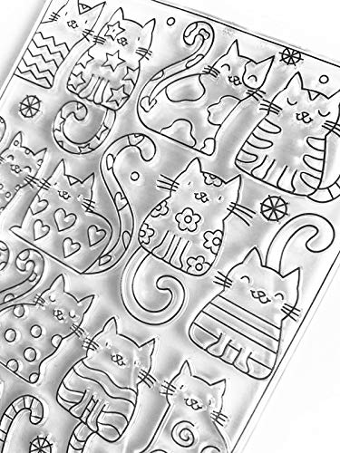 Arrietty Cats Background Clear Stamps for Cards Making Decoration Clear Stamps and DIY Scrapbooking Crafting - Image 5